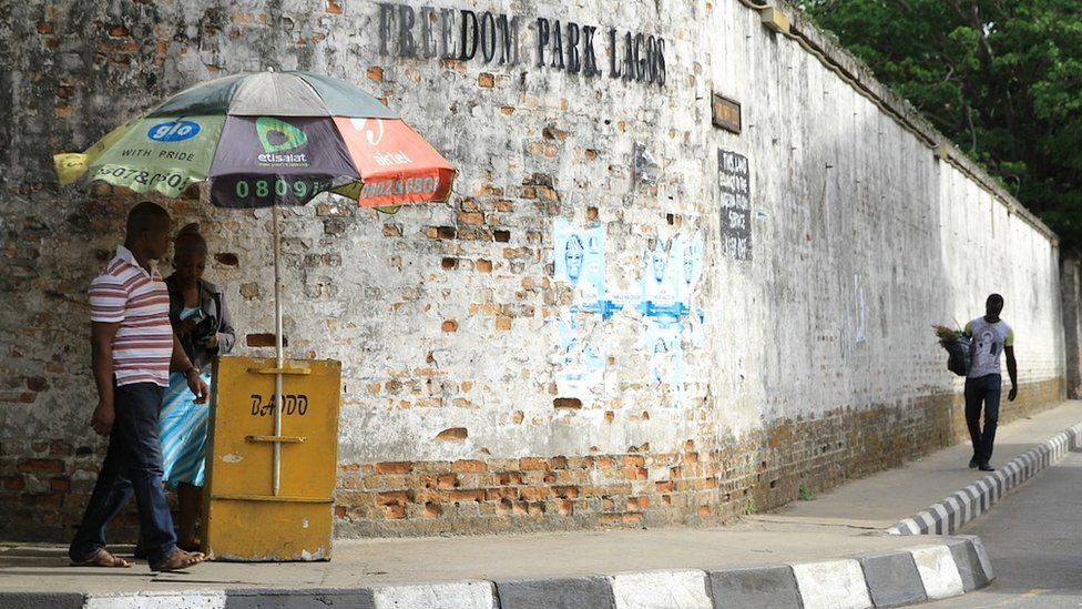 Wall of Freedom Park Lagos, Nigeria