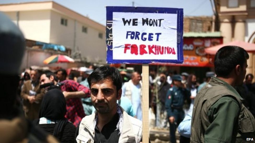 Trial Begins In Case Of Kabul Lynching Of Farkhunda Bbc News
