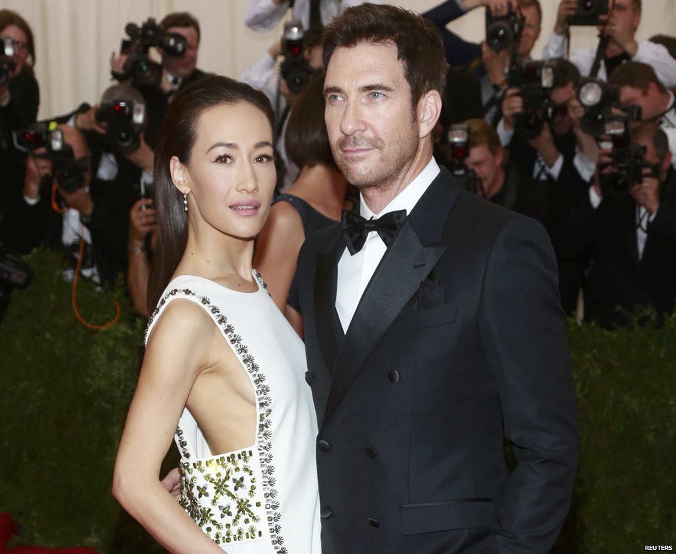 Maggie Q and Dylan McDermott