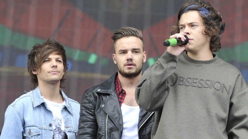 Louis, Liam and Harry from One Direction