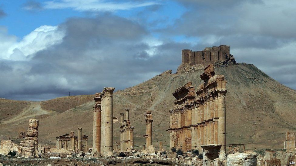 File picture of Palmyra's ruins