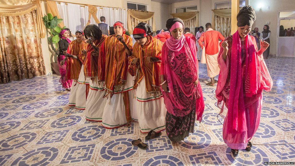 Dancing at a wedding