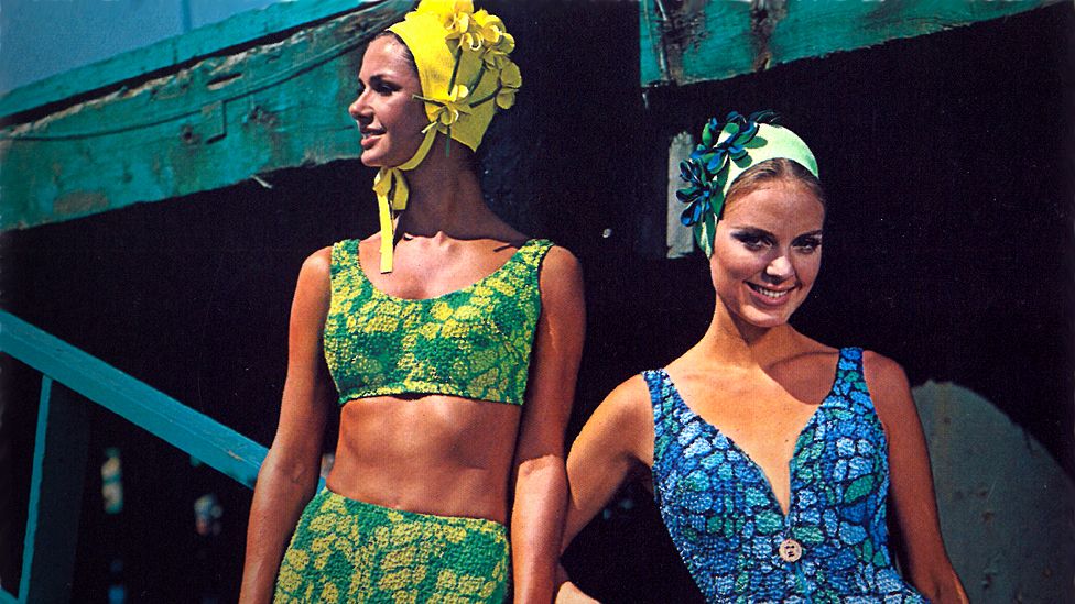 Swimwear designs from R and W H Symington, 1960s