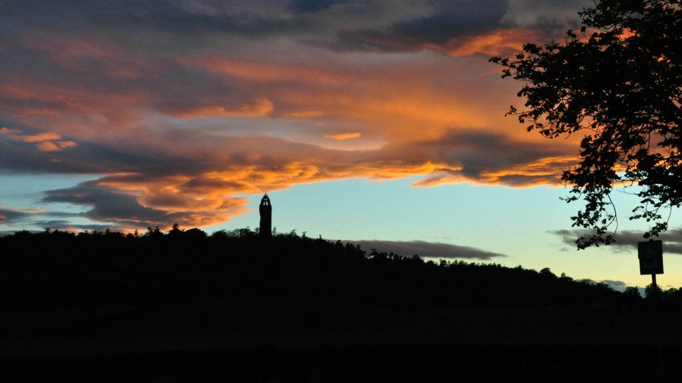 Wallace Monument sunset
