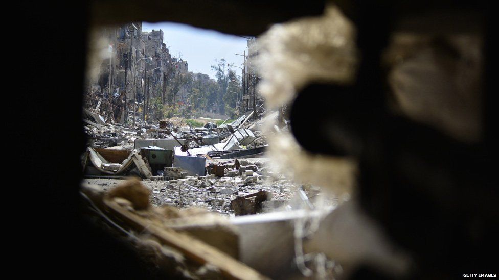 Syria rubble