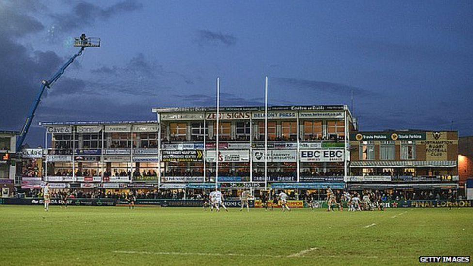 Northampton Saints' new Barwell stand work begins - BBC News