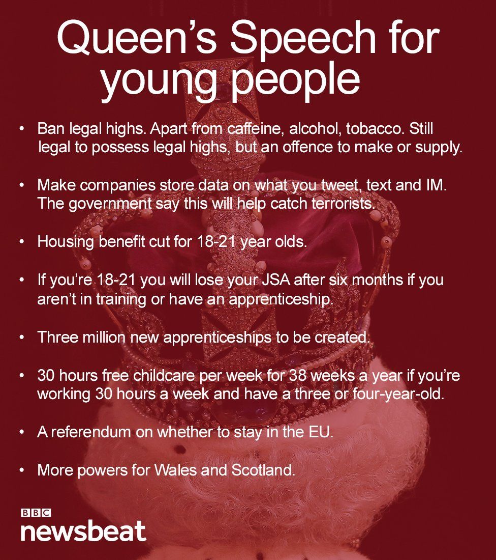 Queens speech for young people