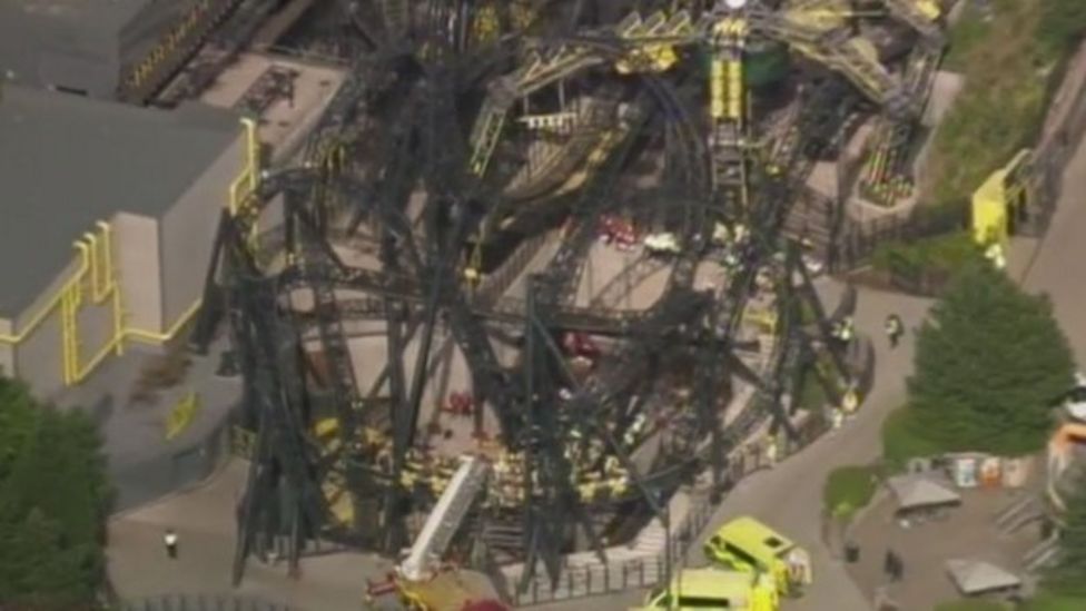 Alton Towers Smiler crash 999 call made 11 minutes afterwards BBC News