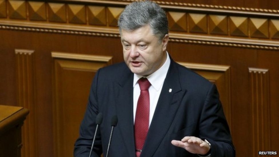 Ukraine S Poroshenko Warns Of Full Scale Russia Invasion Bbc News