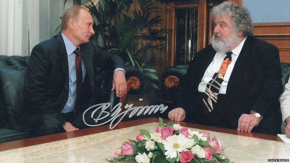 Vladimir Putin and Chuck Blazer
