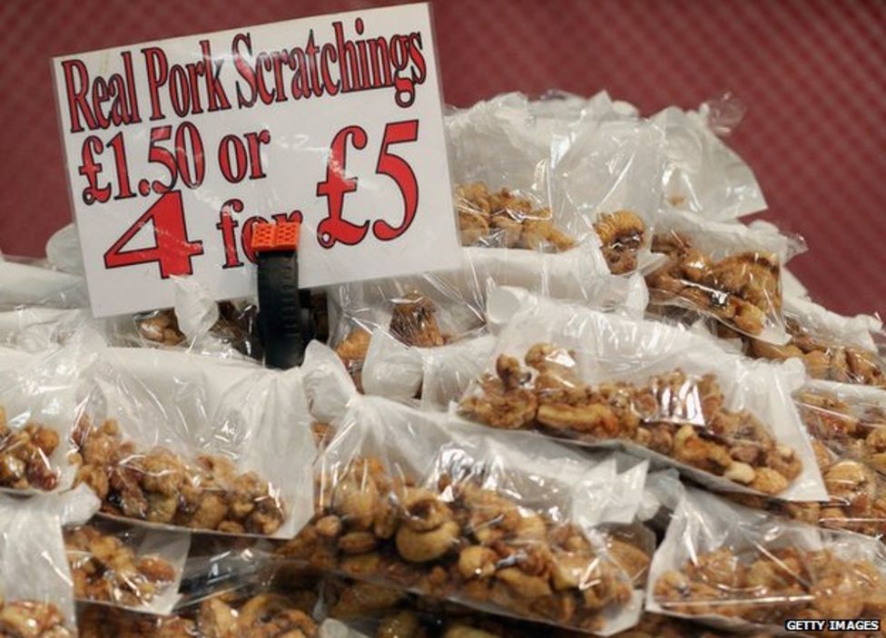 Are pork scratchings going posh? BBC News