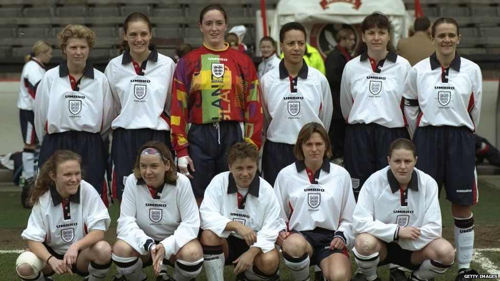 The England team in 1997