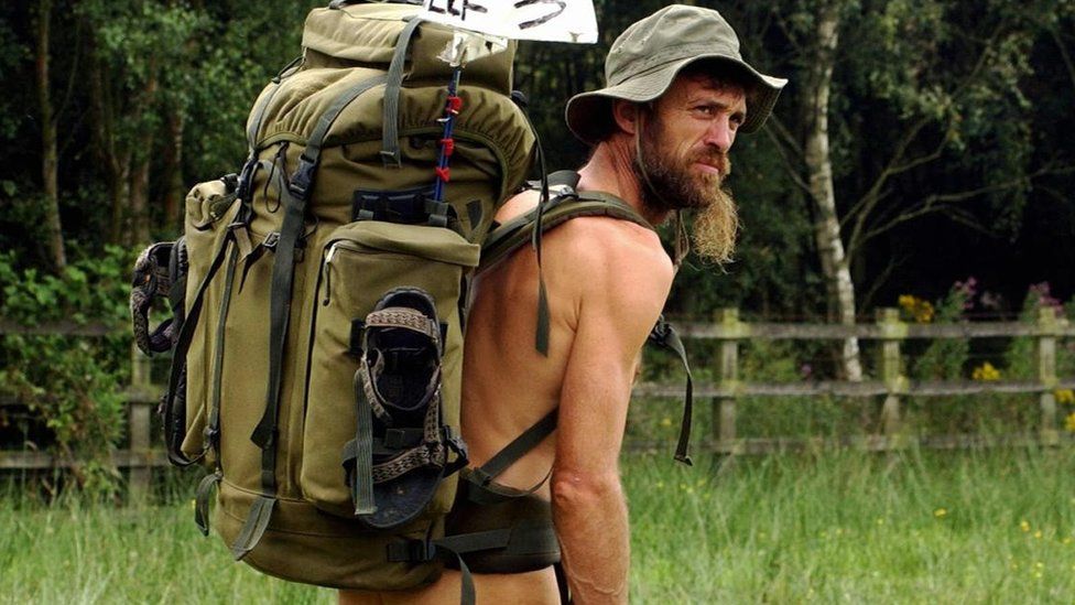 The naked rambler is serving a prison sentence.