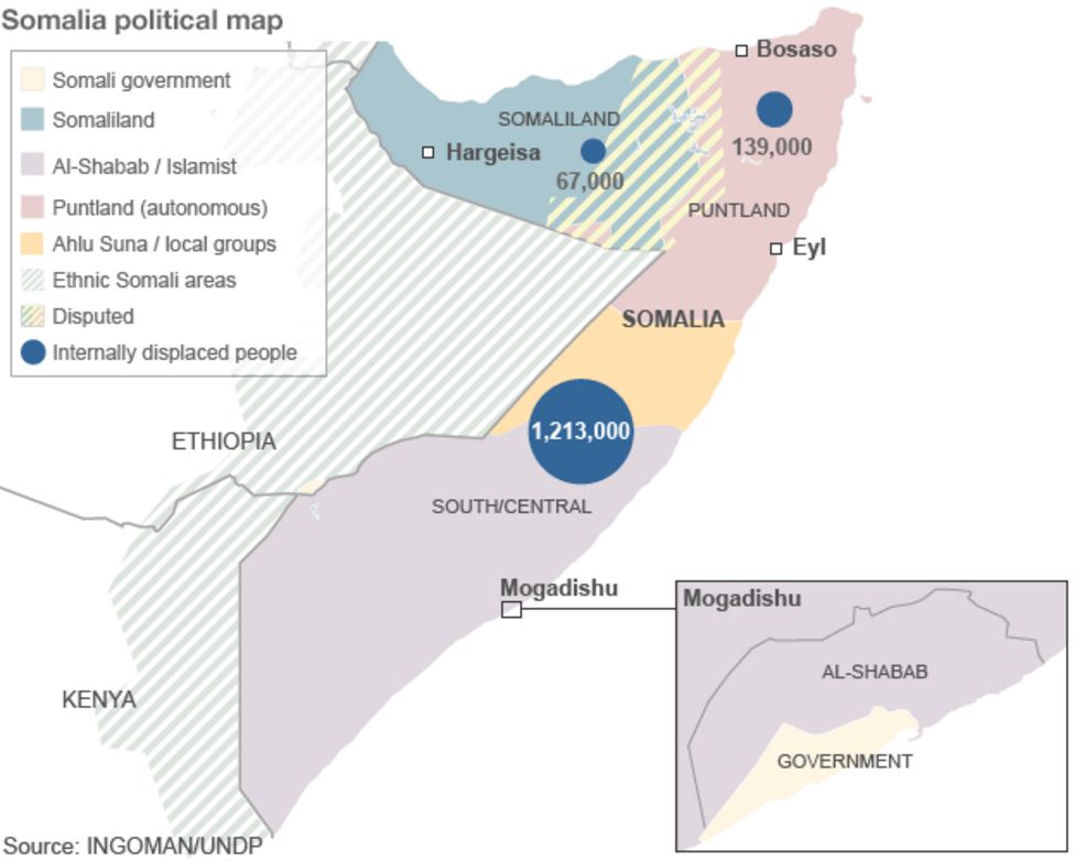 Сомалиленд на карте. Месторождения Сомалиленд. Аш Шабаб Сомали карта. Autonomous States of Somalia Map. Temporary protected status on Map.