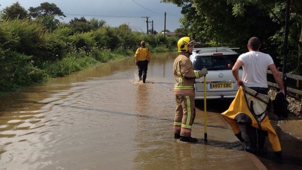 Flash Flooding In Parts Of Norfolk Causes Disruption Bbc News 3688