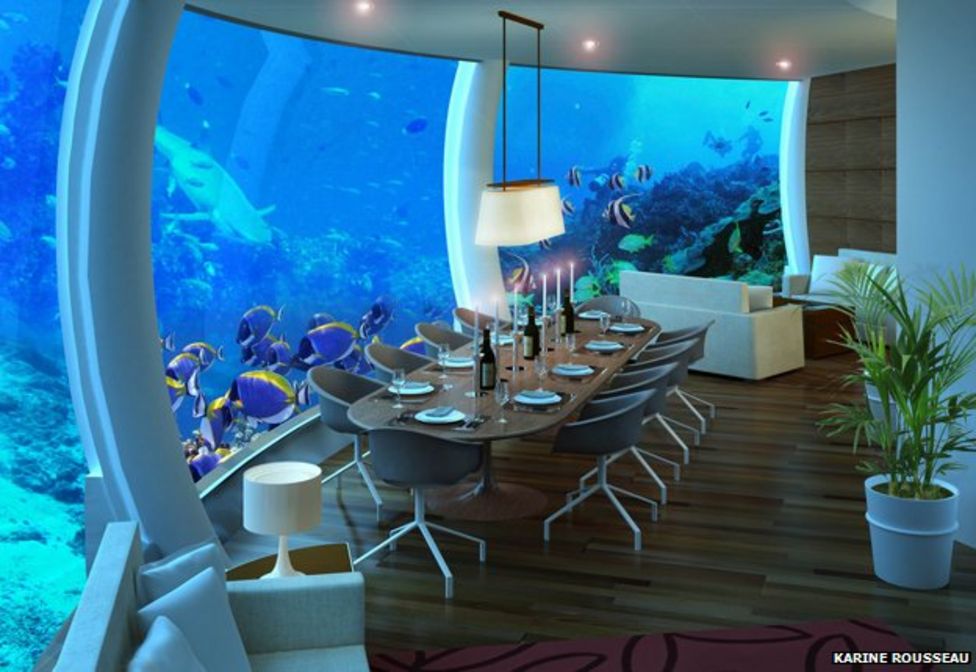 Homes where you can live under the sea BBC News
