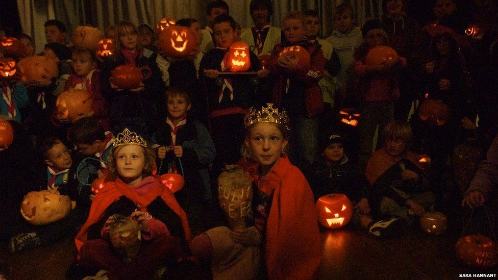 Halloween England's strange and ancient winter rituals BBC News