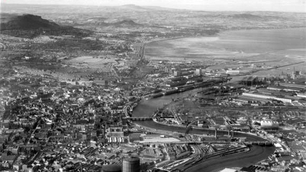 Aerial Photographs Of Northern Ireland In Online Archive Bbc News