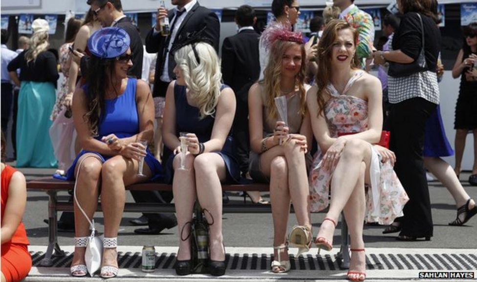 In Pictures Melbourne Cup Style Bbc News