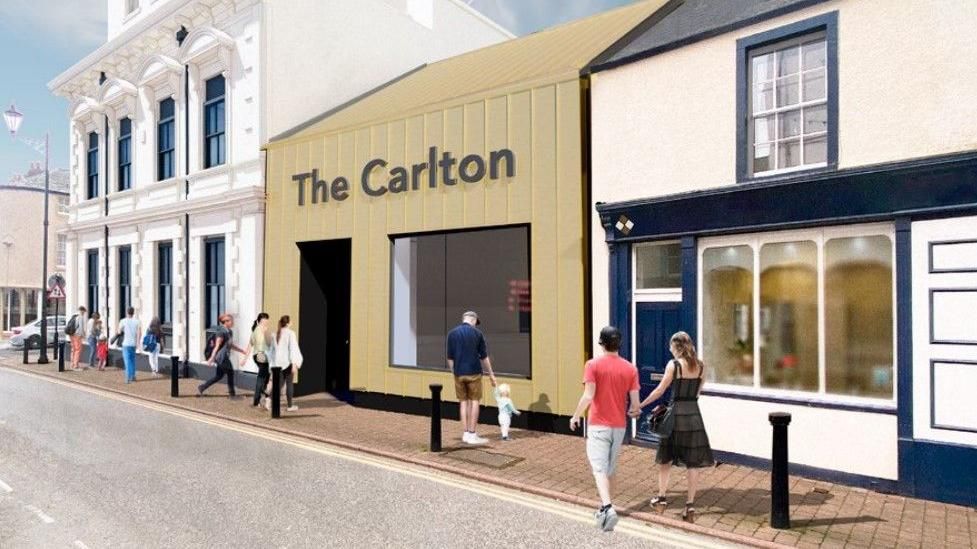 An artist's impression of what The Carlton will look like