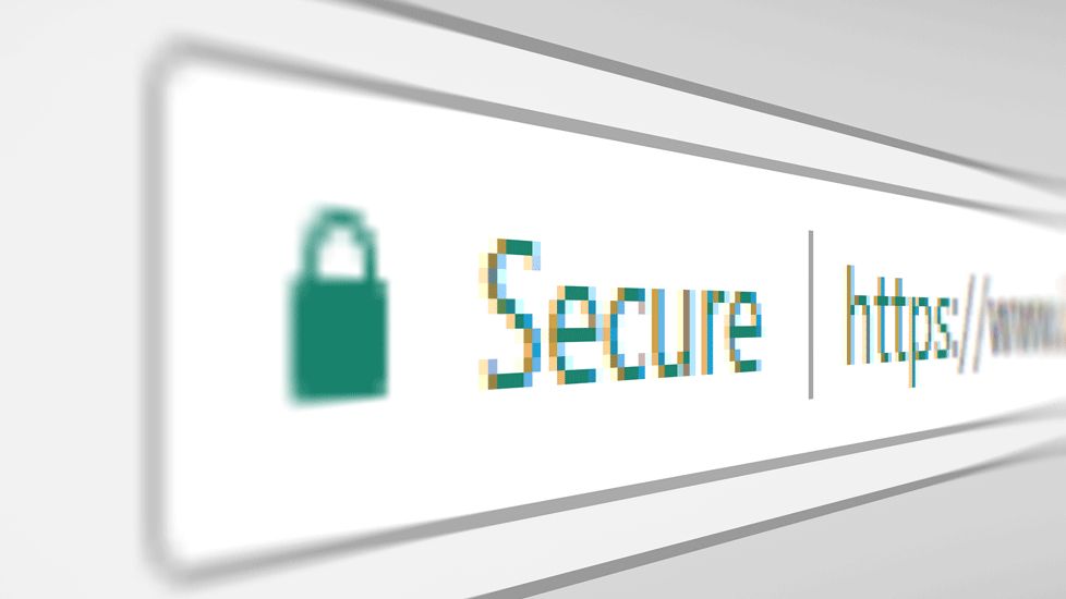 Secure in web address