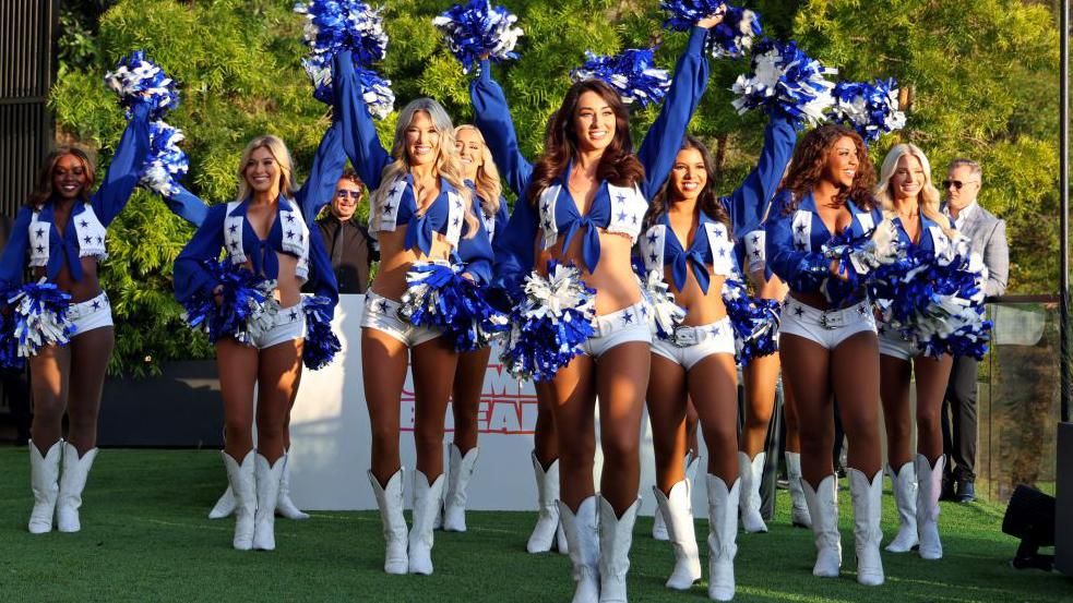 The Dallas Cowboys Cheerleaders at Netflix's summer party