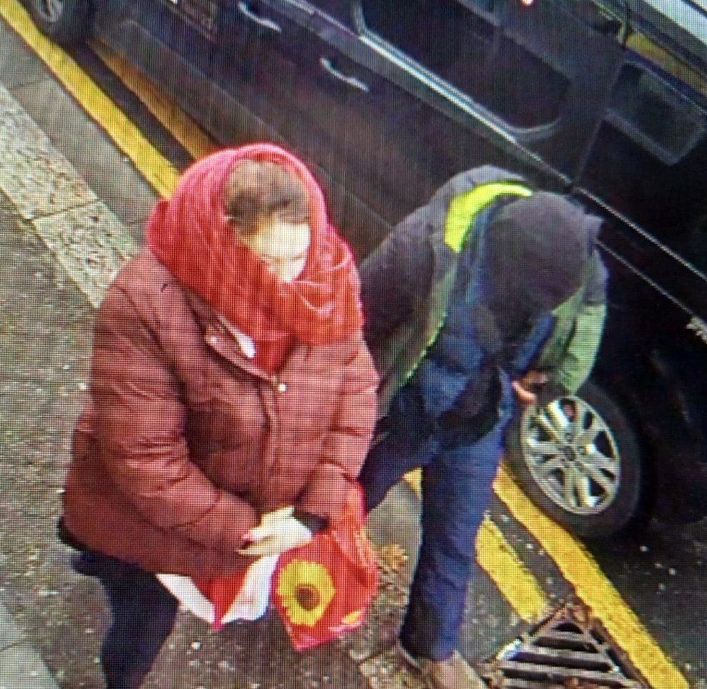 Constance Marten and Mark Gordon in East Ham on CCTV
