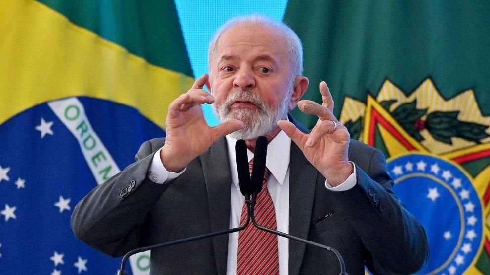 Brazil's President Luiz Inácio Lula da Silva speaks in Brasilia, Brazil. Photo: 10 June 2024