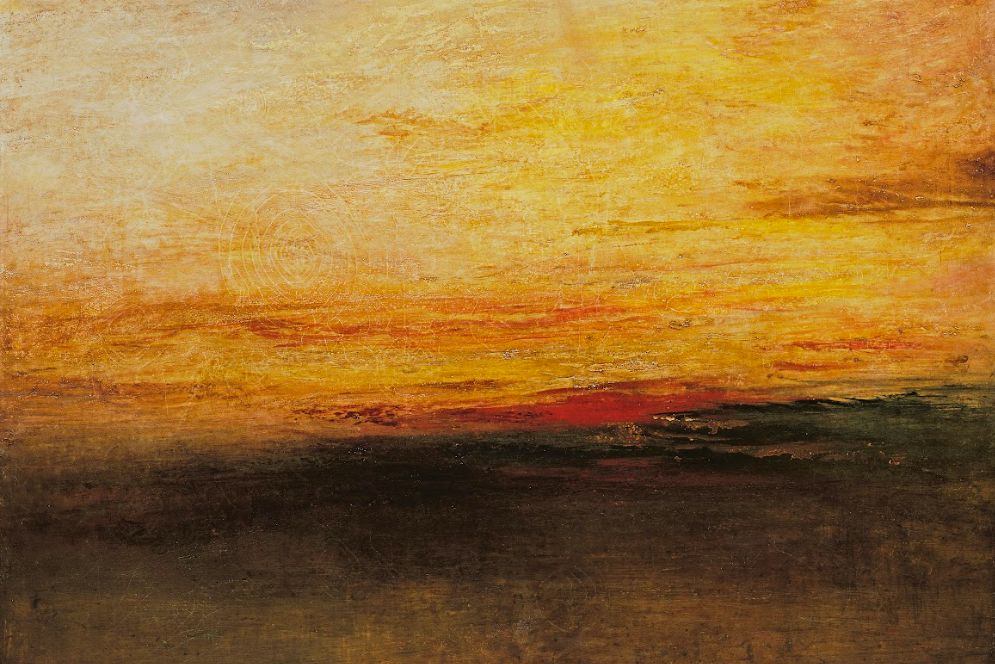 Painting called Sunset 1830-35