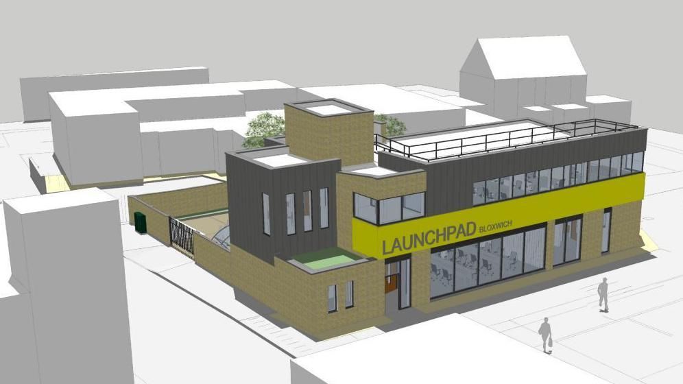 Approval sought for Bloxwich's new £3m digital centre - BBC News