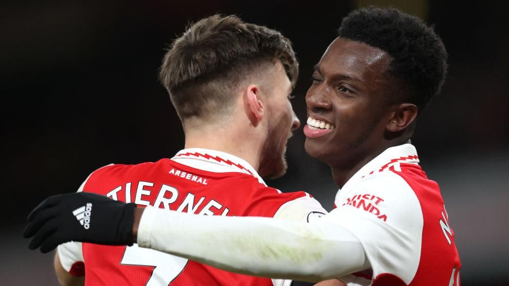 Arsenal: Mikel Arteta backs Eddie Nketiah to embrace Jesus challenge ...