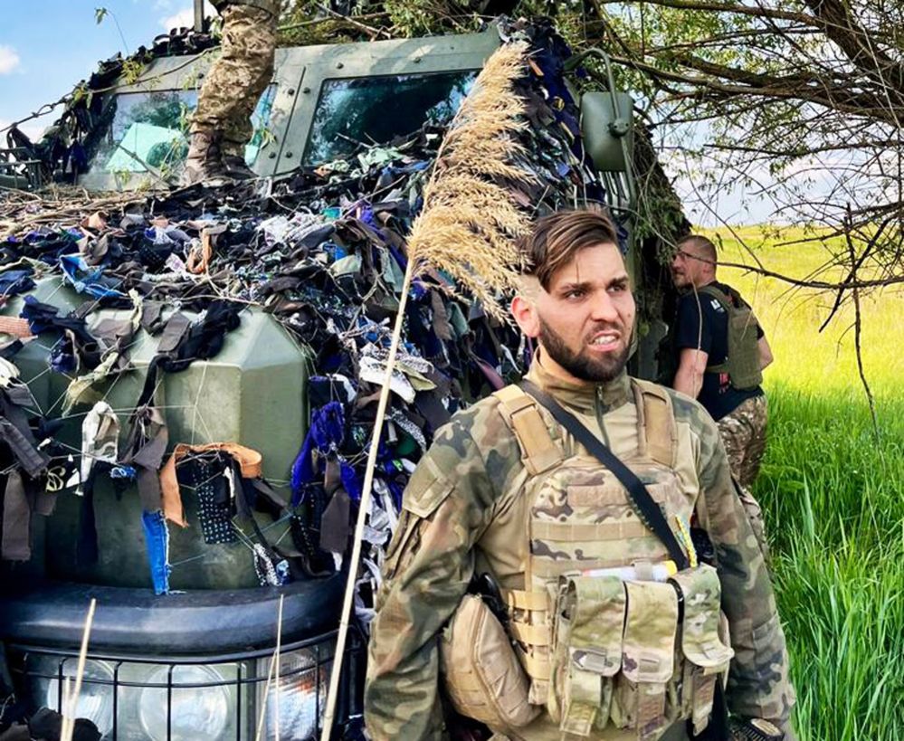 A shell-shocked Russian soldier trying to recover after surviving