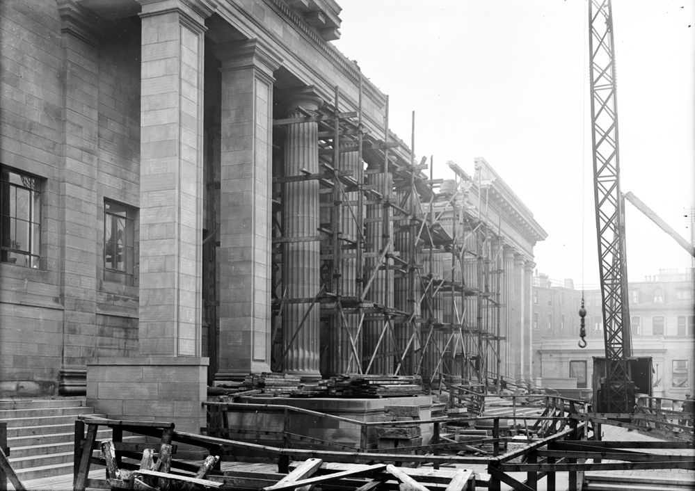 Caird Hall construction