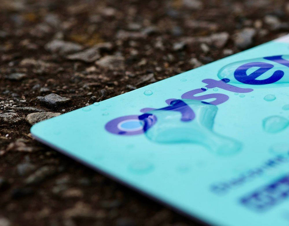 An Oyster card on the ground