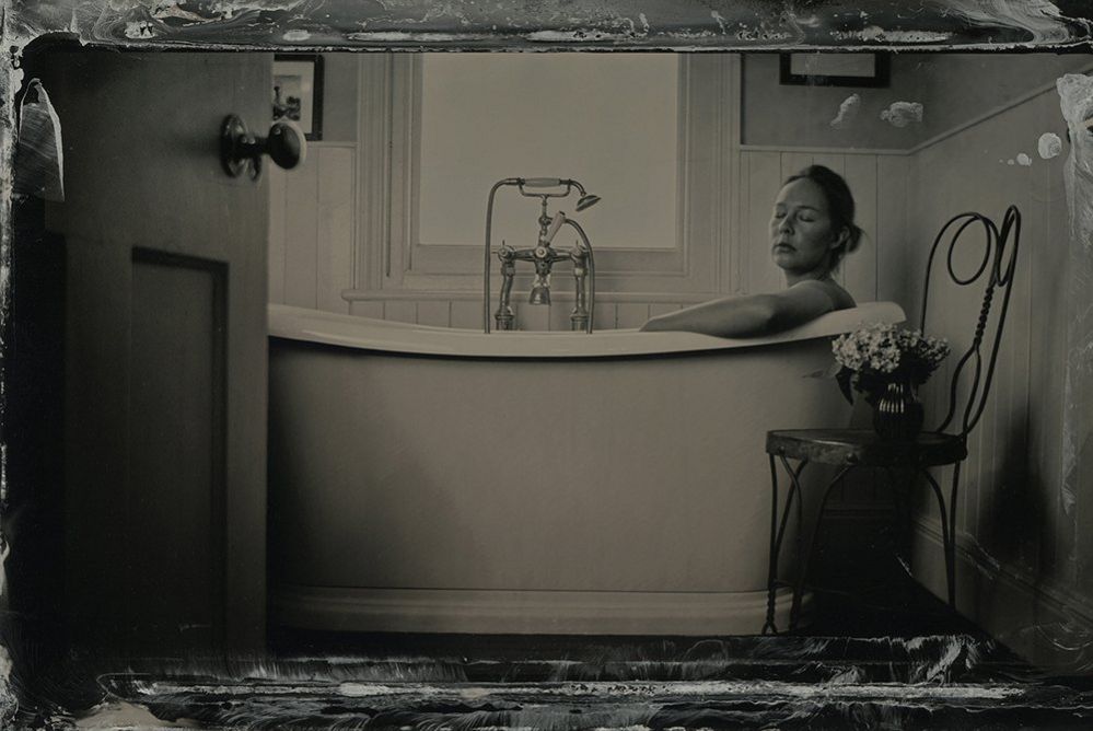 Woman in the bath