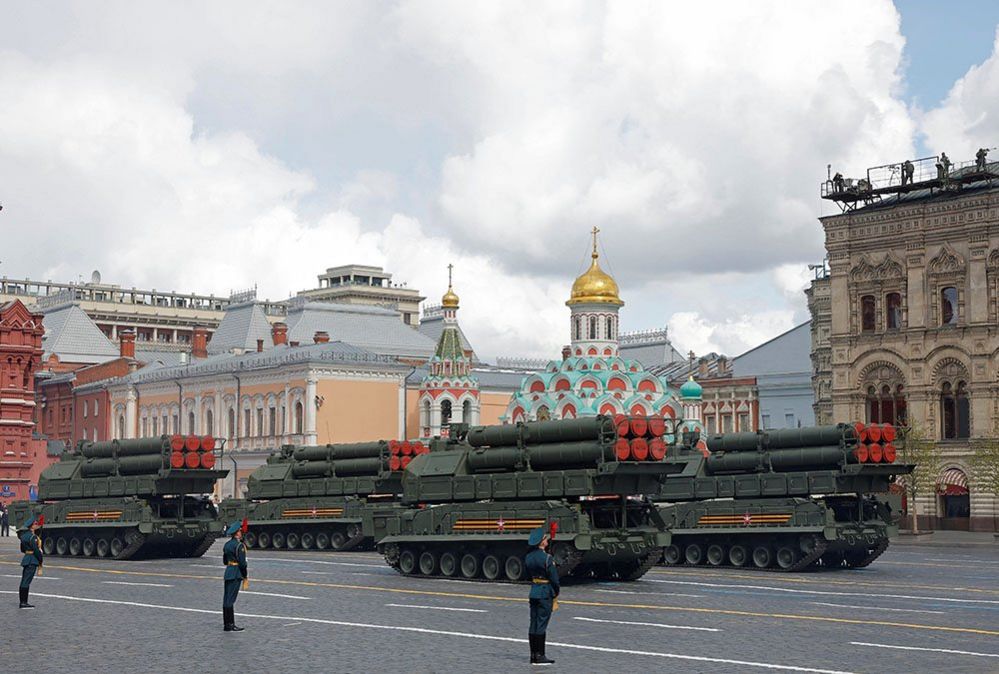 Buk-M3 missile systems in Red Square