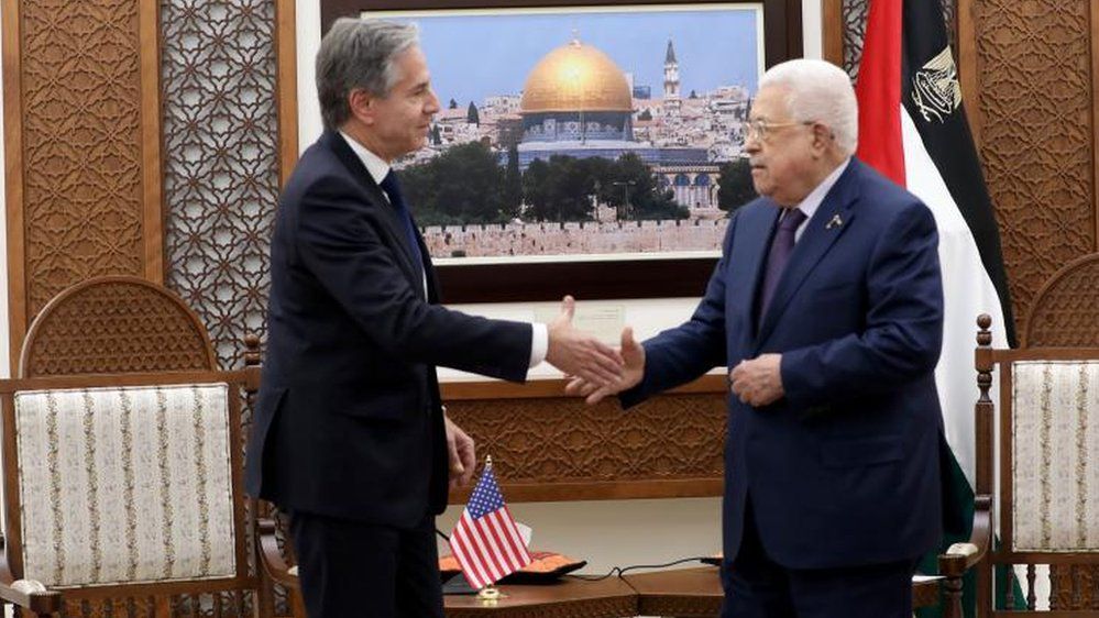 Blinken and Abbas meet in West Bank