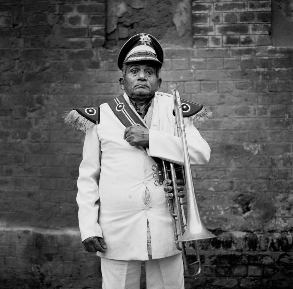 Indian trumpet player