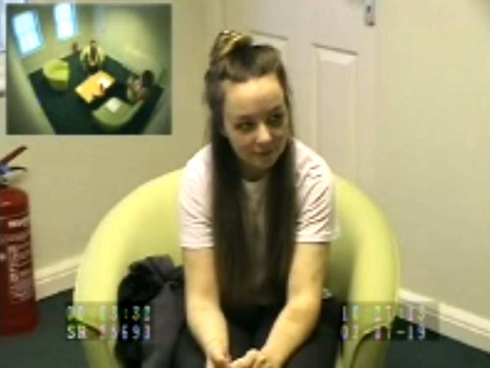 Eleanor Williams - Still from police interview (CCTV)