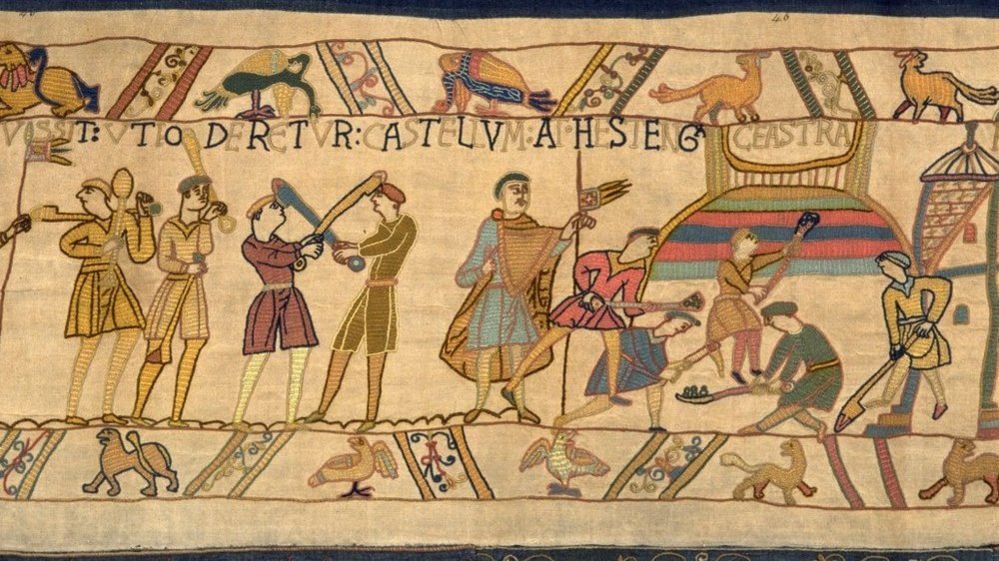 Bayeux Tapestry replica at Reading Museum