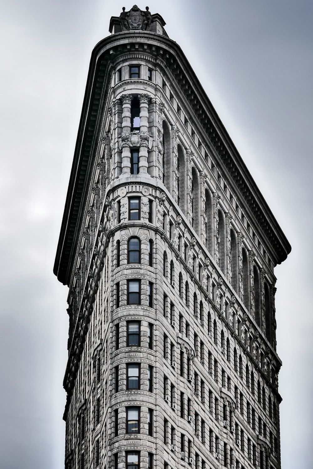 A view of New York City's iconic Flatiron Building