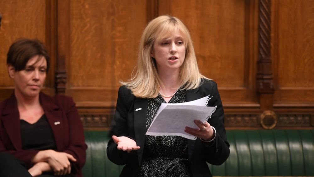 Rosie Duffield speaking in the Commons