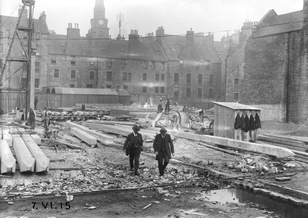 Caird Hall construction