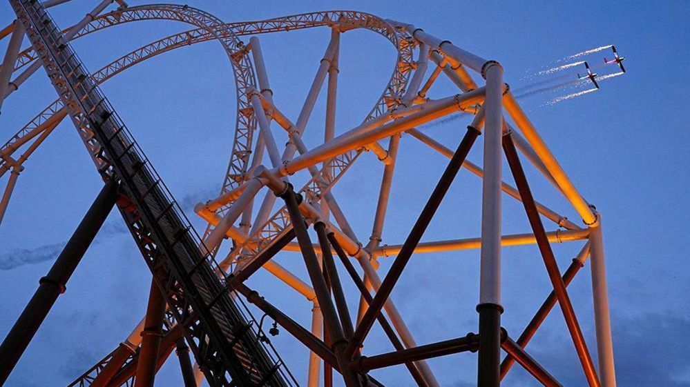 The Hyperia rollercoaster at Thorpe Park