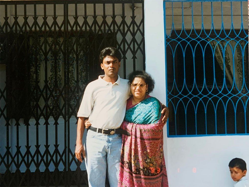 Qasa's mum and dad