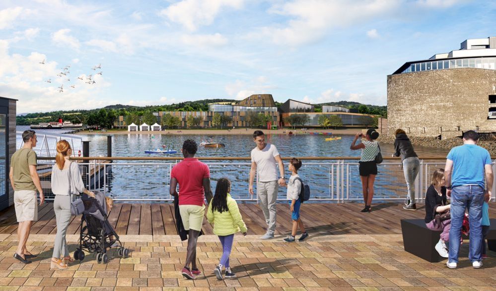 Proposed development site at Loch Lomond