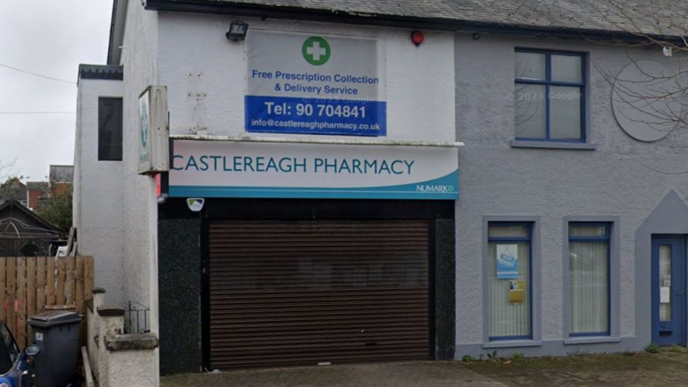 A street view of Castlereagh Pharmacy on Google Maps