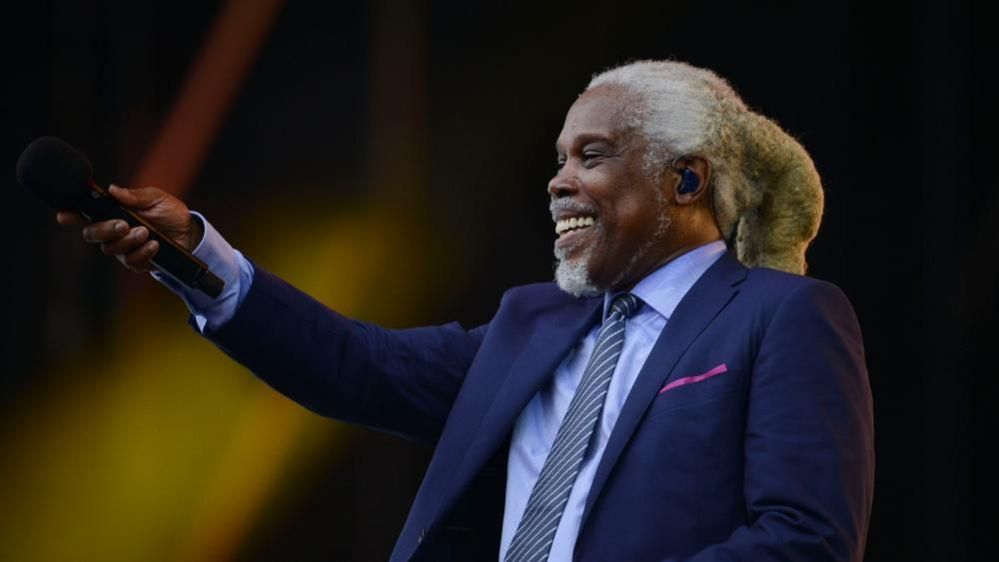 Billy Ocean performing on stage