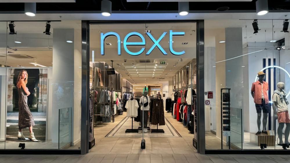 The frontage of Next in the Grosvenor Centre