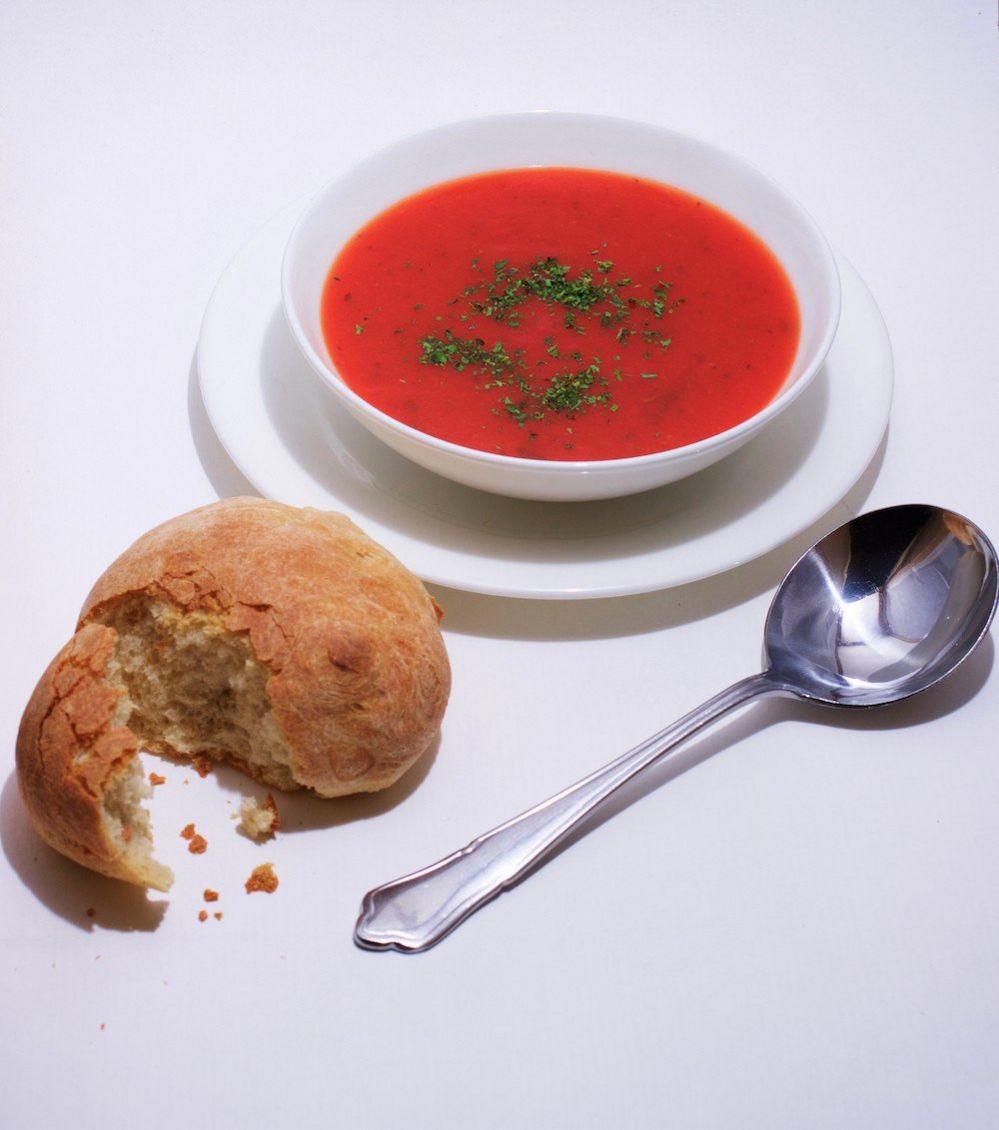 Soup and a roll
